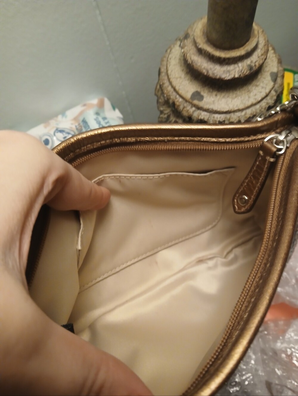 Coach Python and Sequin Print Mini Bag - Picture 5 of 5